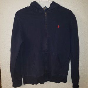 Ralph Lauren Boy's Zip Hoodie, Size L